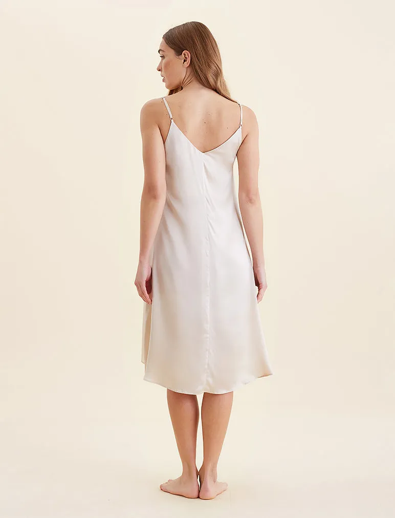 Audrey Washable Silk Slip Nightgown