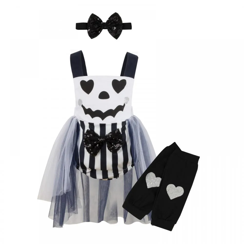 Baby Clothes Halloween Romper Socks Three-piece Set Wholesale Girls Clothes