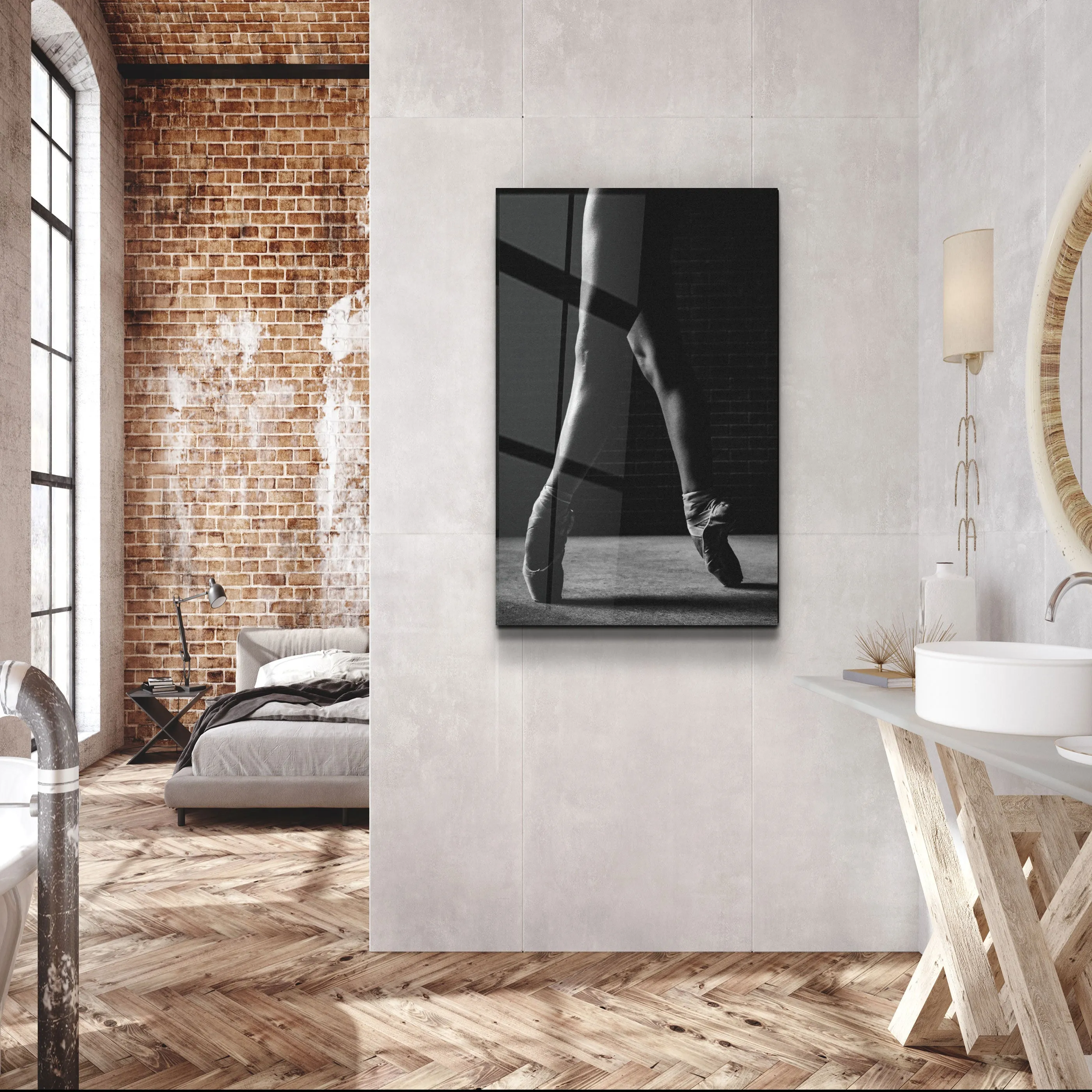 Balerina | Designers Collection Glass Wall Art