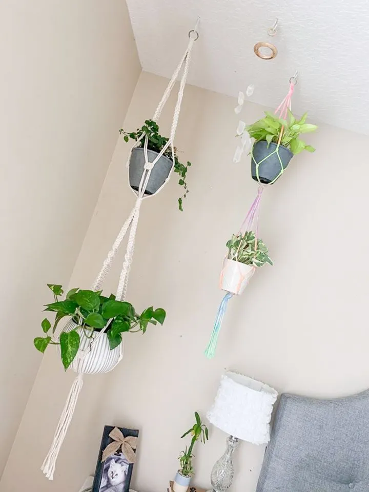 Be Happy Plant Hangers ll Rainbow Plant Hangers