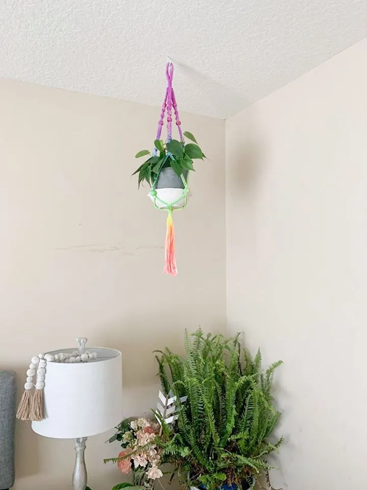 Be Happy Plant Hangers ll Rainbow Plant Hangers