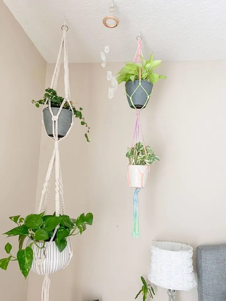 Be Happy Plant Hangers ll Rainbow Plant Hangers