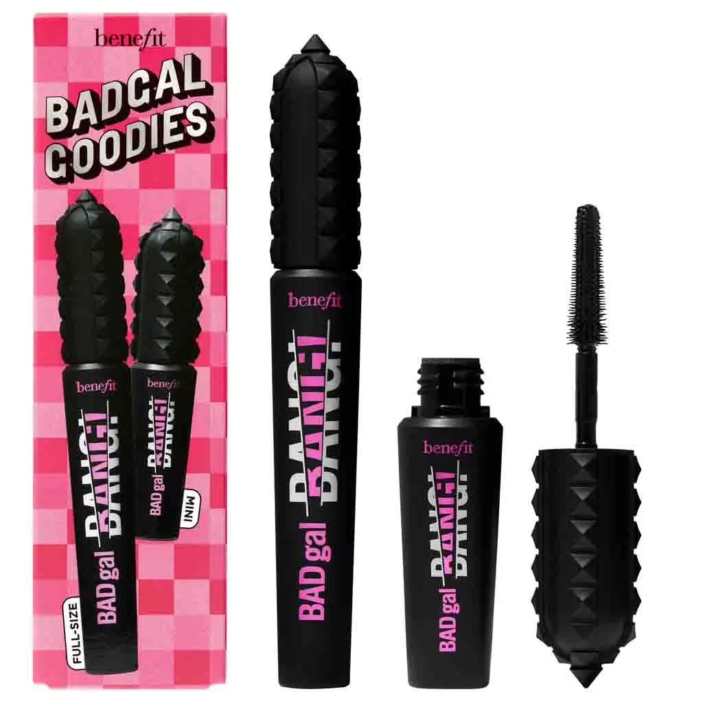 Benefit Badgal Goodies Bangs Intense Pitch Black Larges Mascara   Mini Mascara