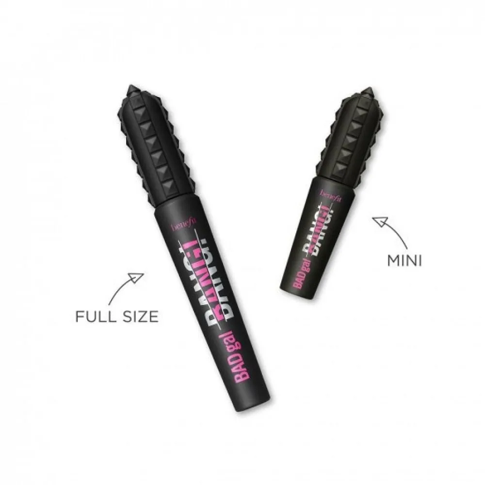 Benefit Badgal Goodies Bangs Intense Pitch Black Larges Mascara   Mini Mascara