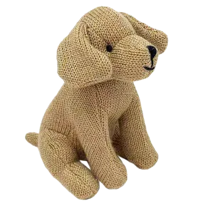 Bentley Puppy Knit Rattle