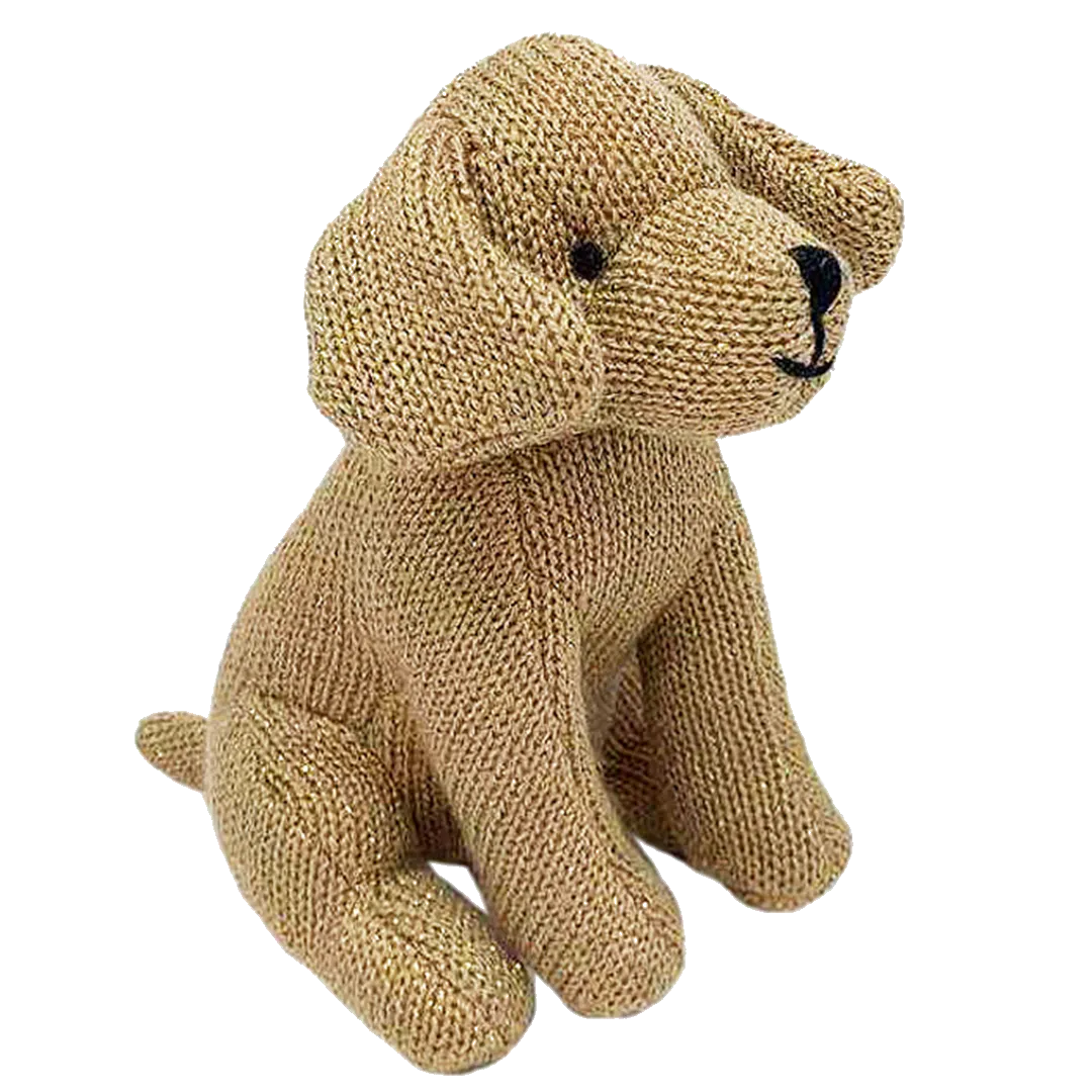 Bentley Puppy Knit Rattle