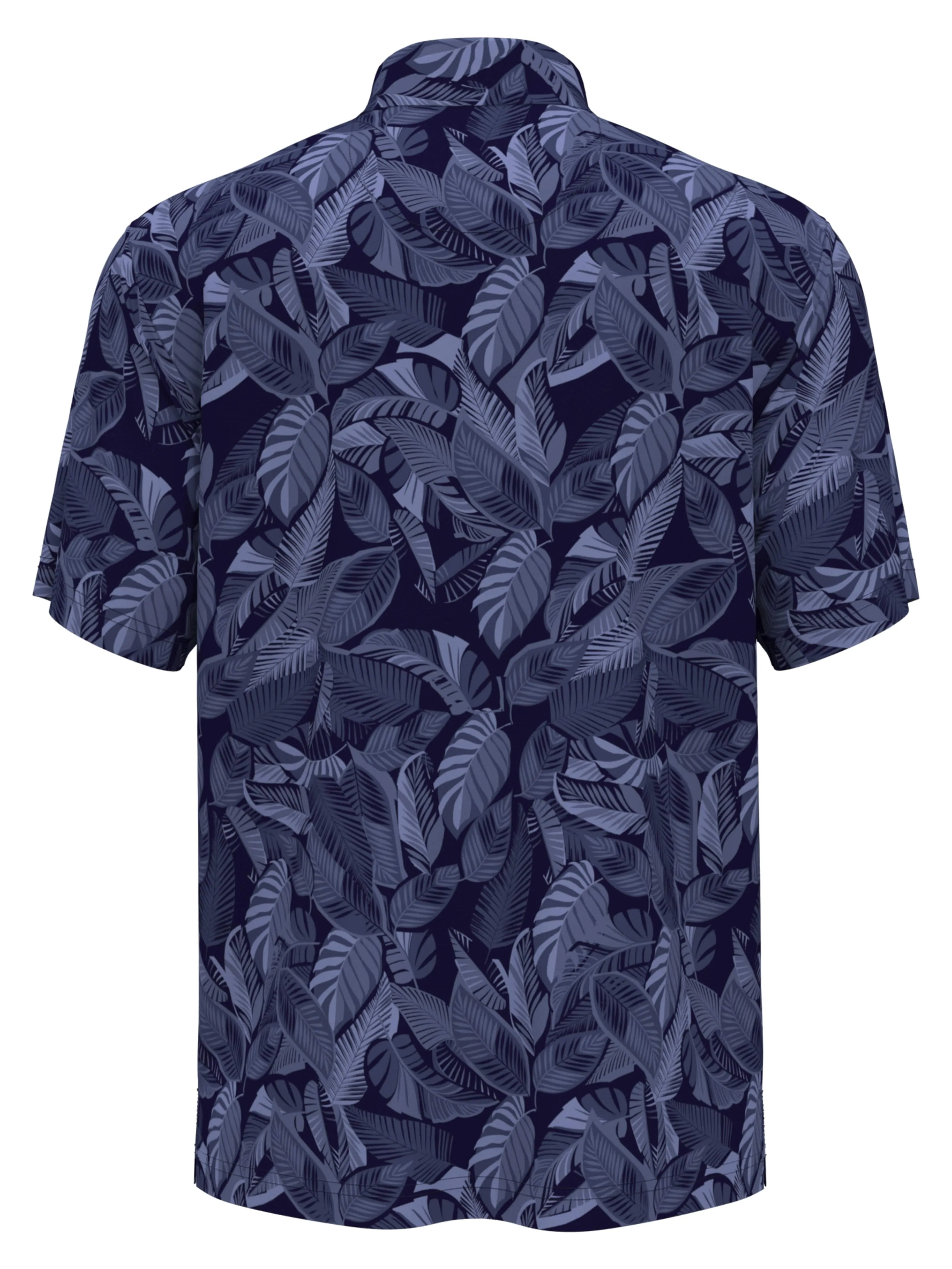 Big & Tall Leaf Print Golf Polo