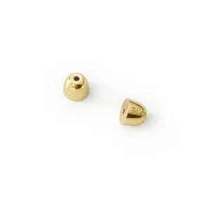 BIKO Small Bullet-Style Earring Backs - Gold