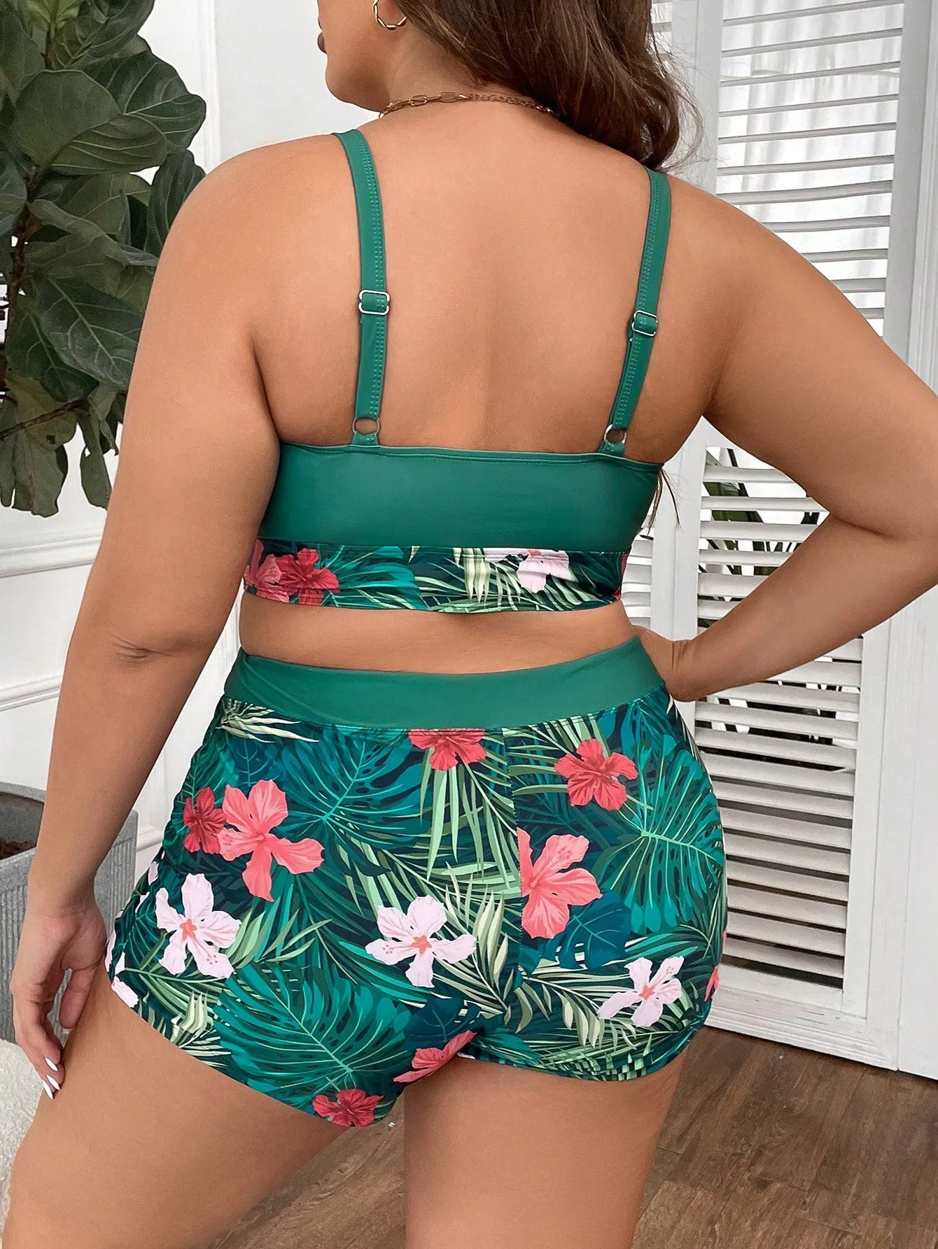 Biquíni Box Tropical Plus Size