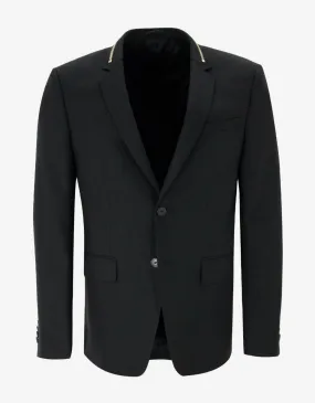 Black Blazer with Zip Embellishment