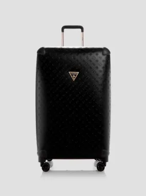 Black Debossed Wilder 71cm Suitcase