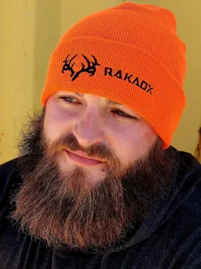 Blaze Orange Fold Over Beanie