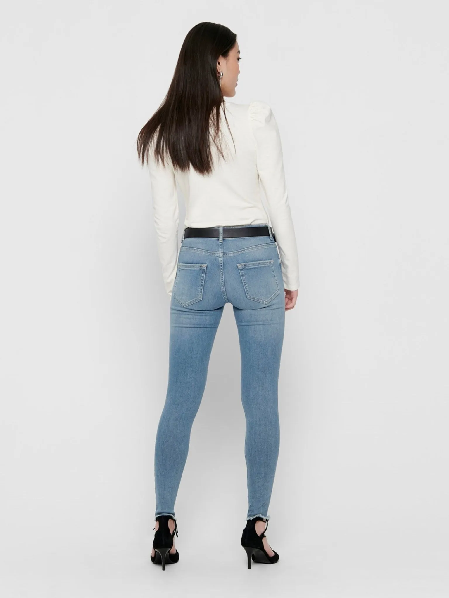 Blush Mid Jeans - Light Blue Denim