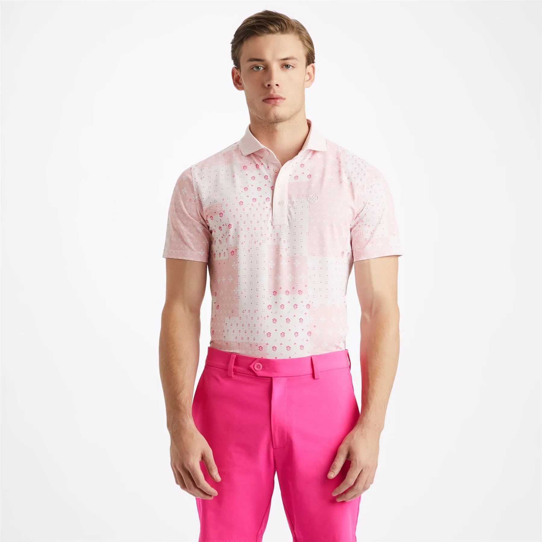 Boro Print Tech Pique Polo Trifle - AW23