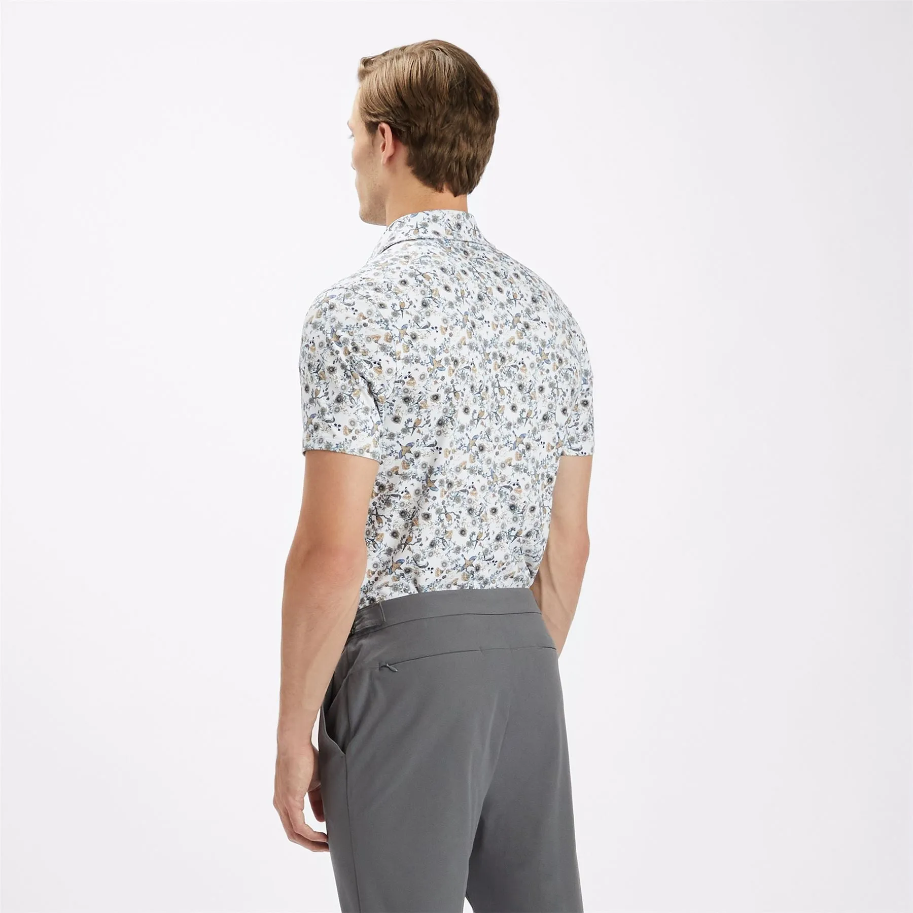 Botanic Garden Tech Jersey Polo Oak - AW23