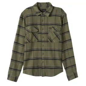 BOWERY STRETCH WR FLANNEL OLIVE SURPLUS/BLACK/WHITE