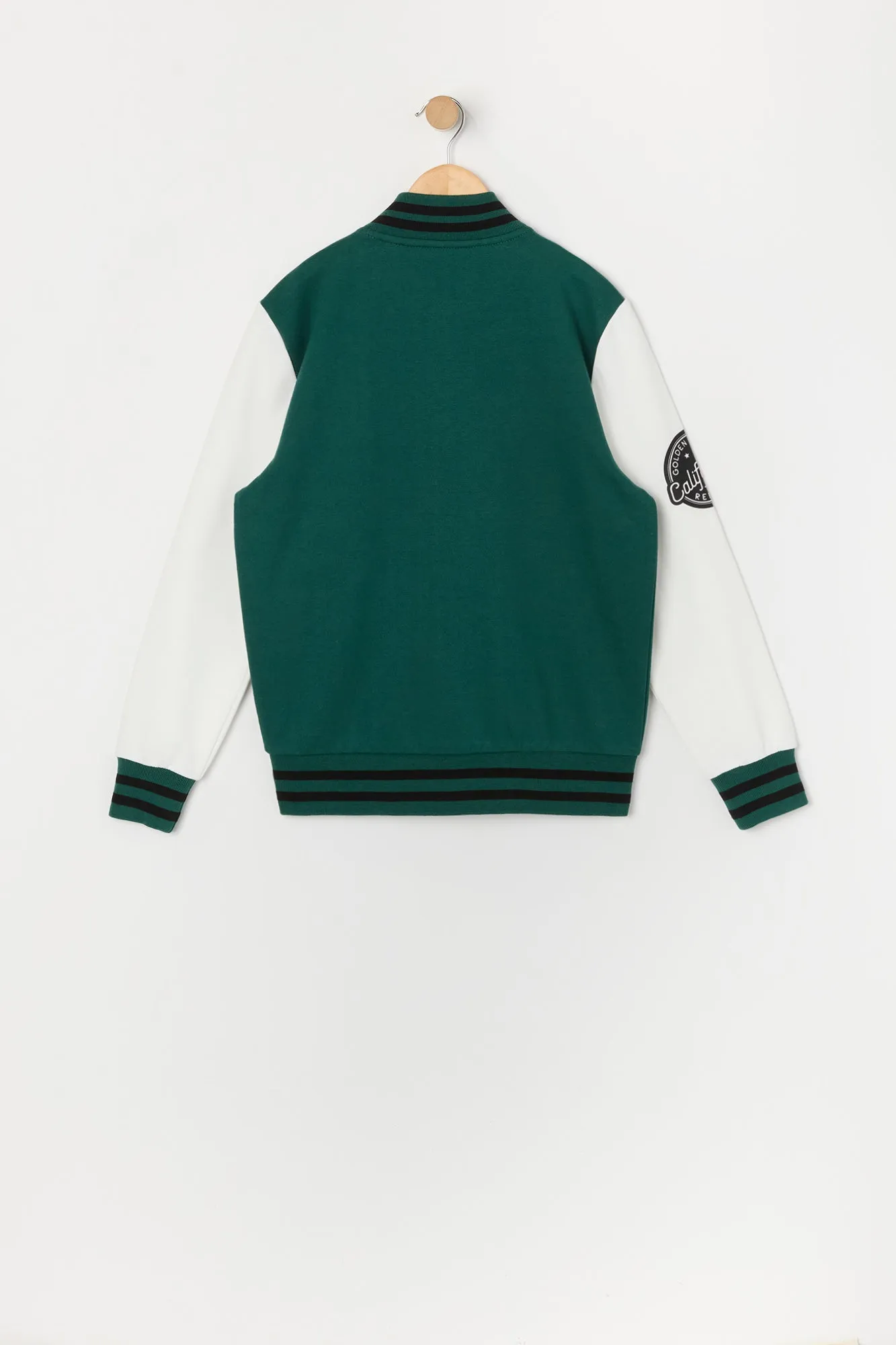 Boys Graphic Varsity Jacket