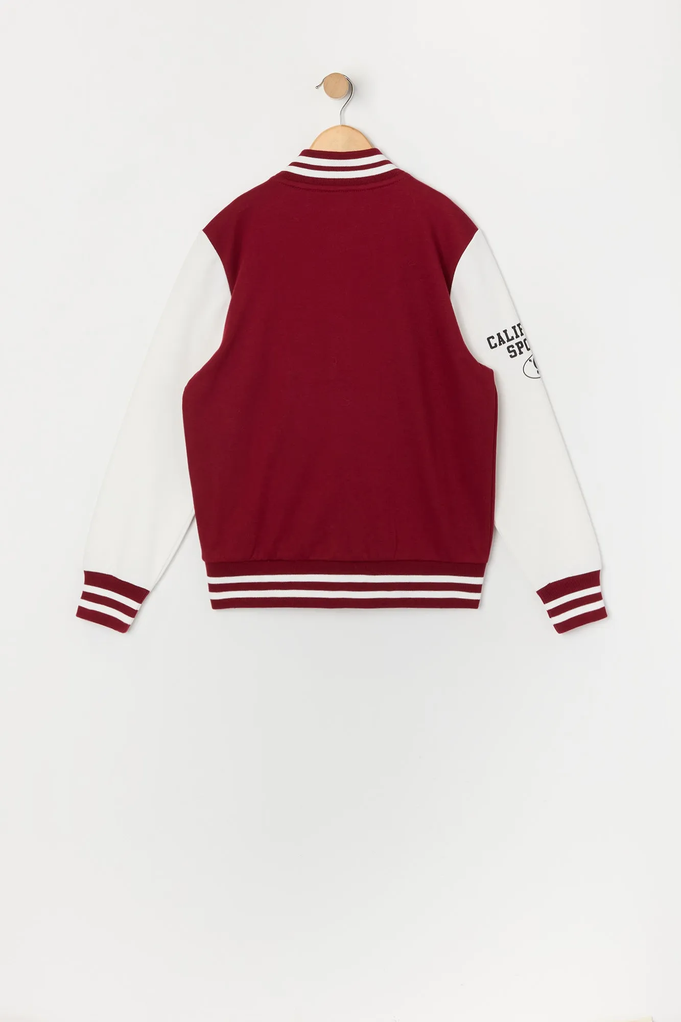 Boys Graphic Varsity Jacket