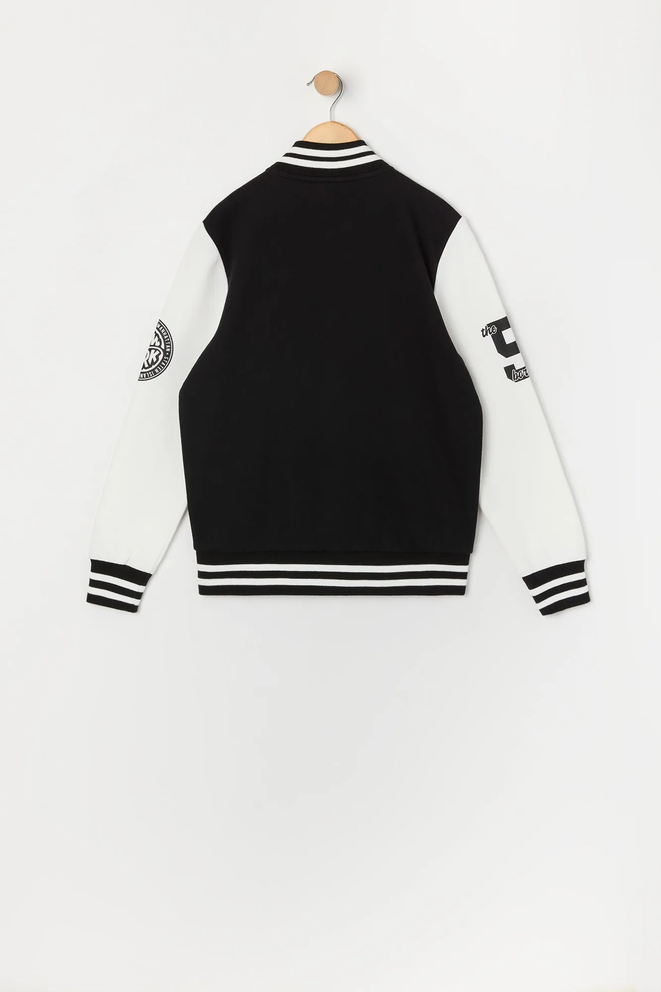 Boys Graphic Varsity Jacket