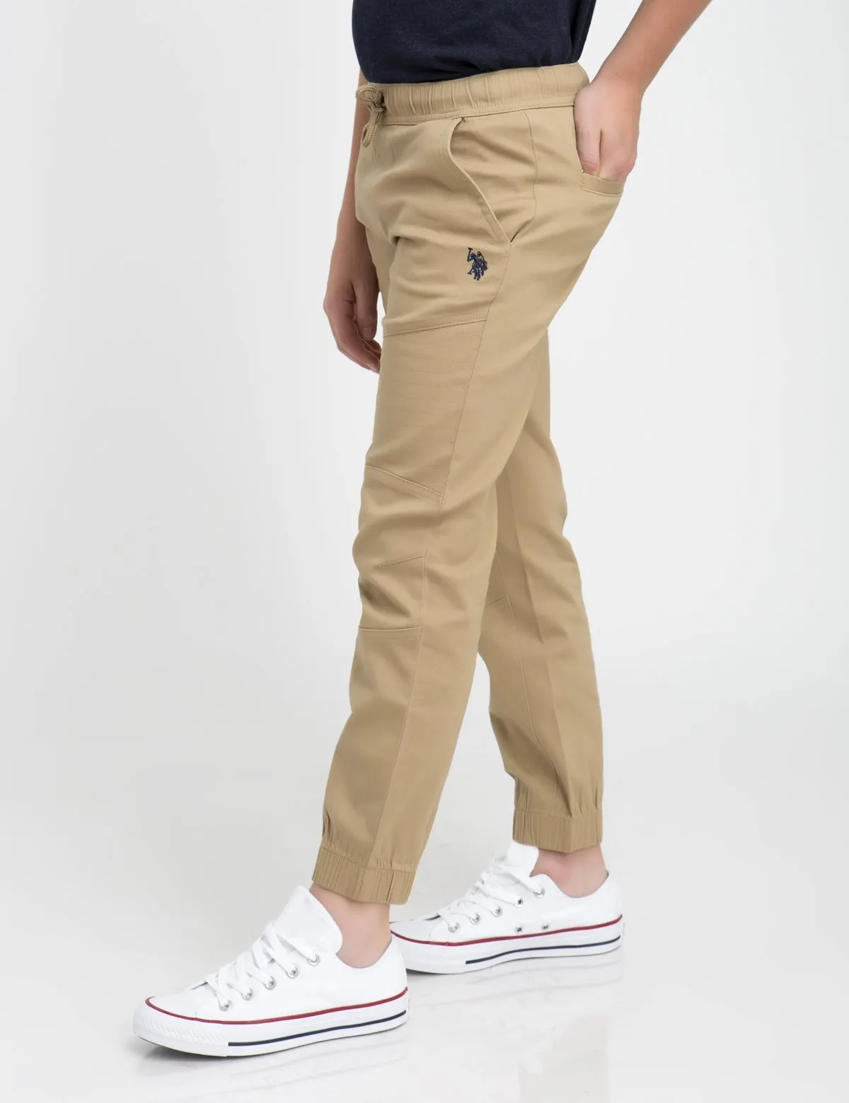 Boys PULL-ON DRAWSTRING FLEX MOTO JOGGER