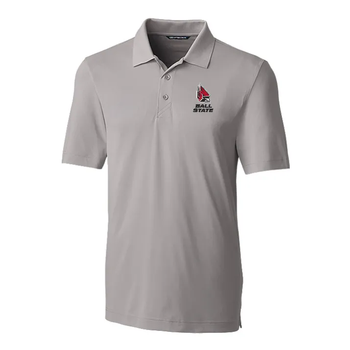 BSU Cardinals Men's Cutter &amp; Buck Forge Stretch Polo