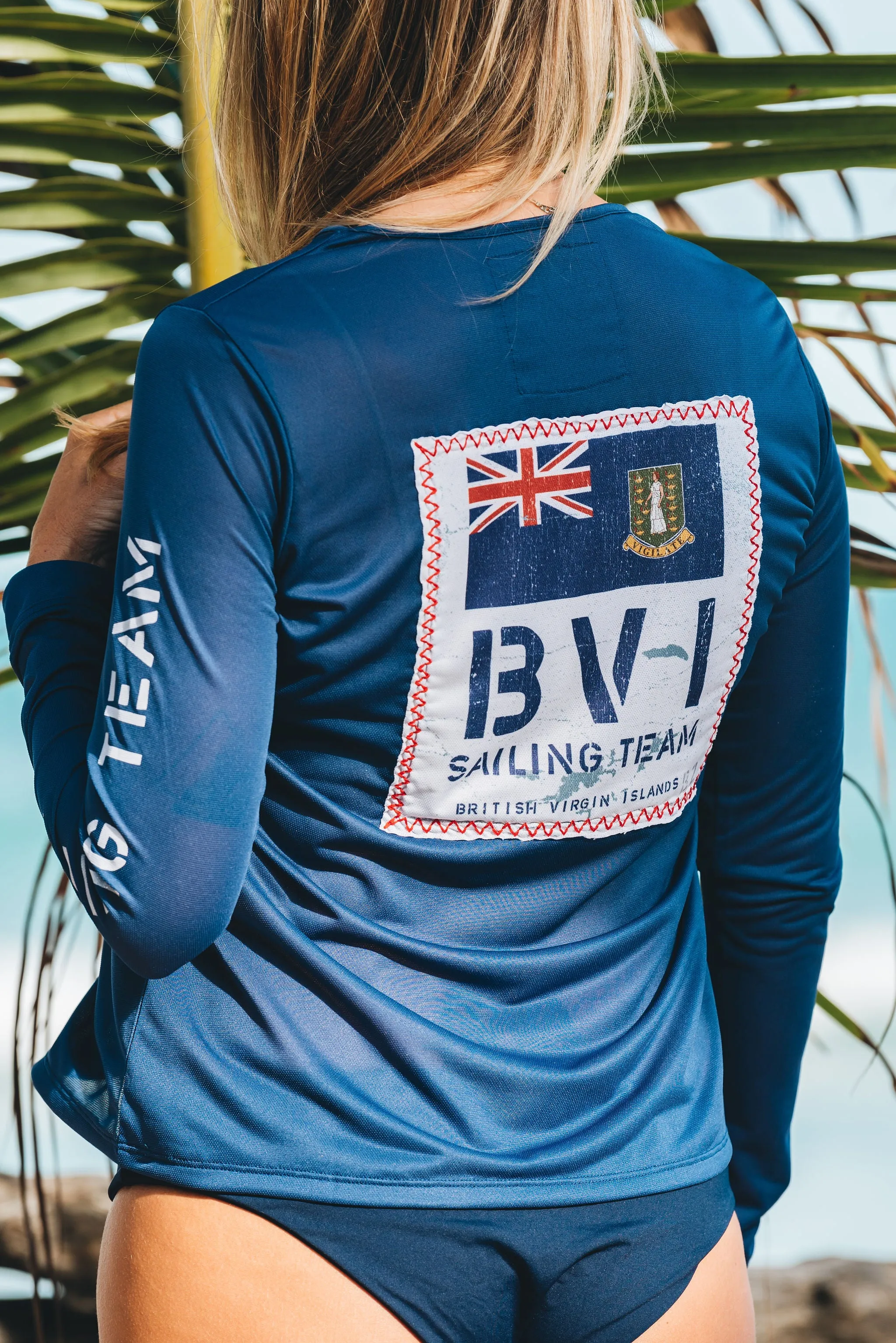 BVI Sailing Team UPF50 Top - Racing Blue