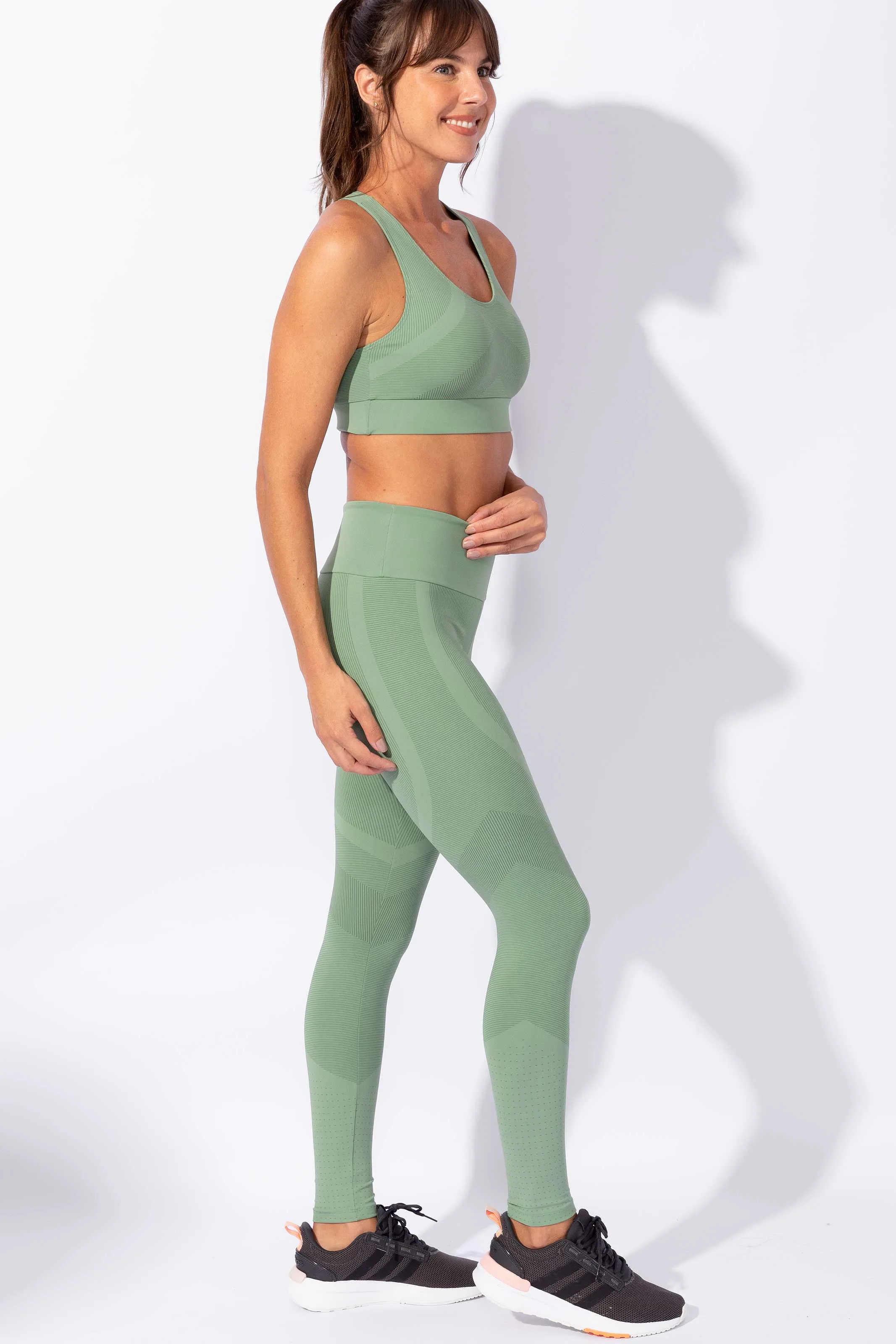 Calça Legging Modeladora Velocity Verde