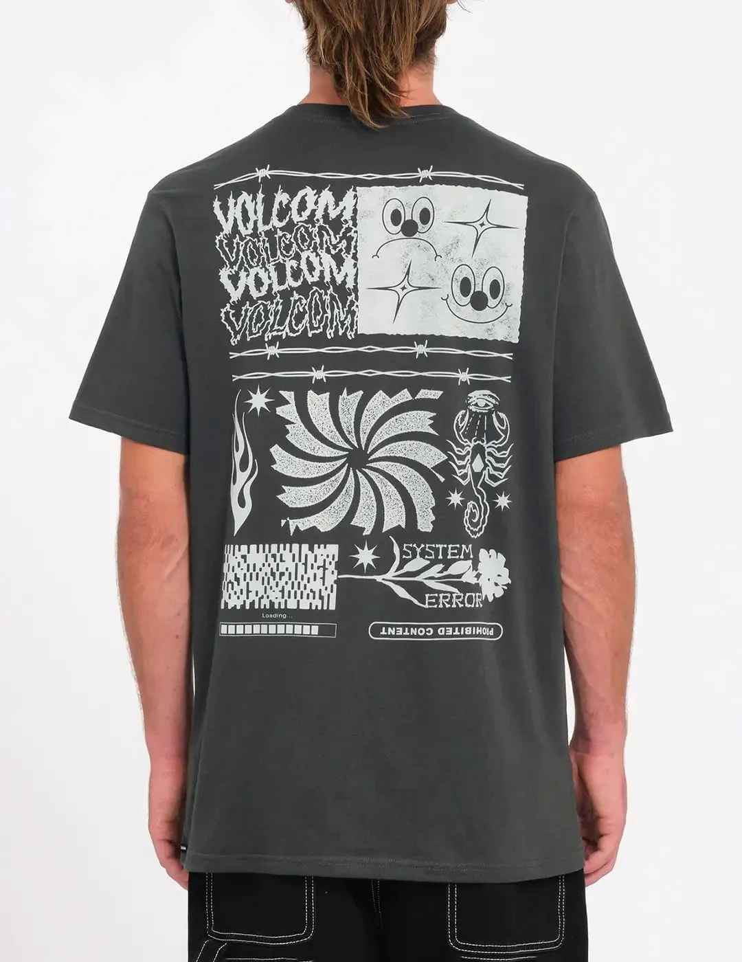 Camiseta Volcom System Error Gris