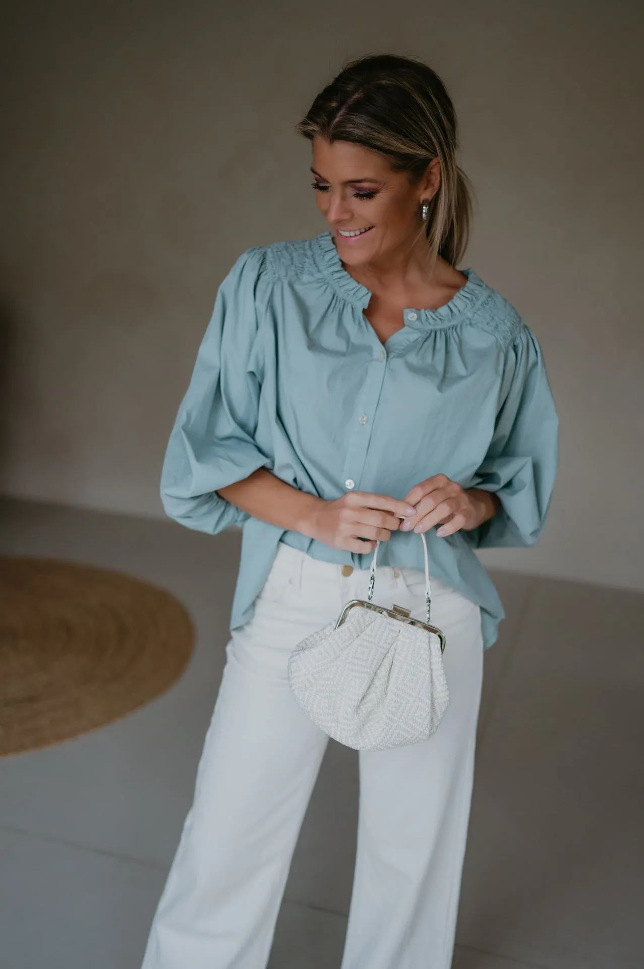 Capelli blouse I Turquoise