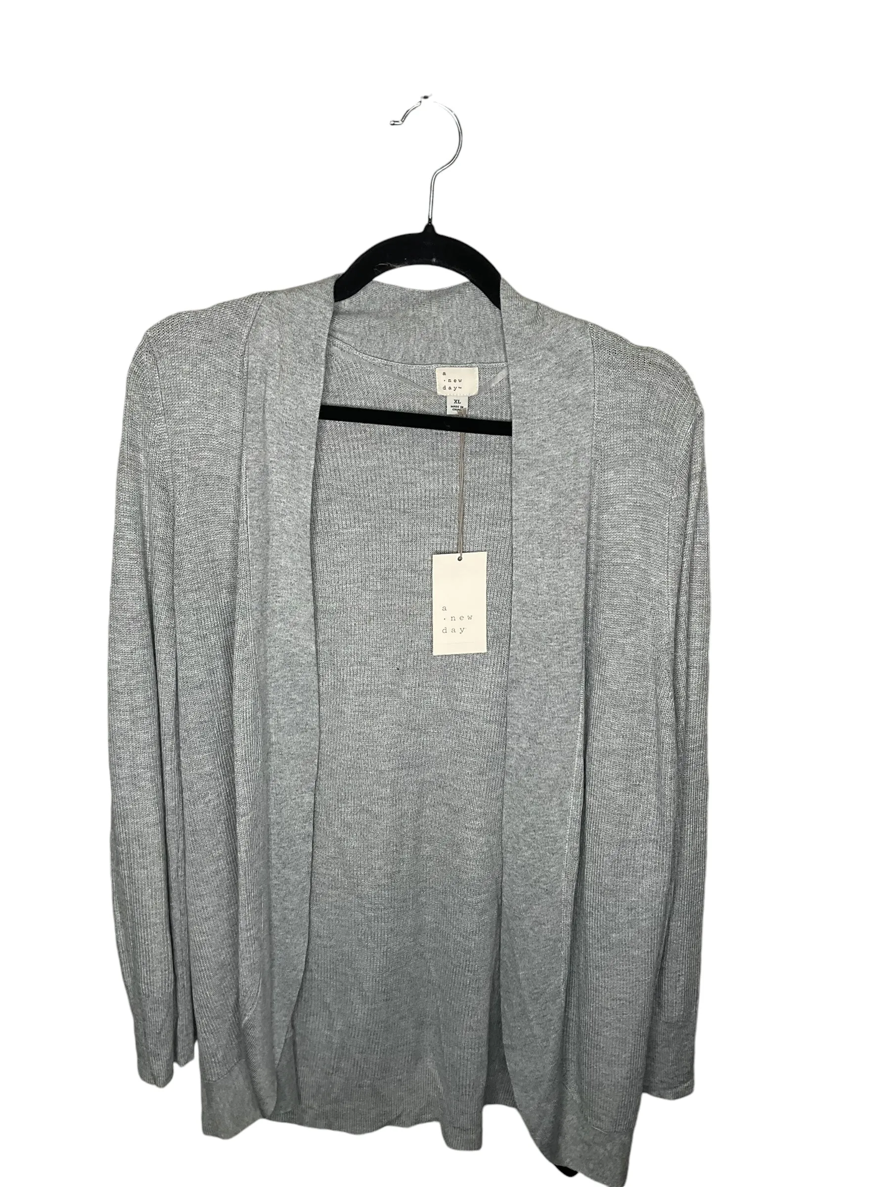 Cardigan By A New Day In Grey, Size: Xl