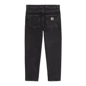 CARHARTT WIP NEWEL PANT BLACK STONE WASHED