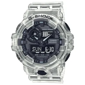 CASIO G-SHOCK MENS 200M SKELETON STANDARD - GA-700SKE-7ADR