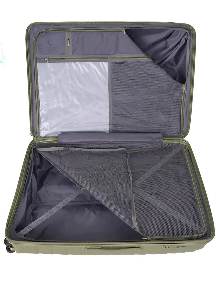 Cellini Grande Xtra Large 4 Wheel Trolley Case | Green