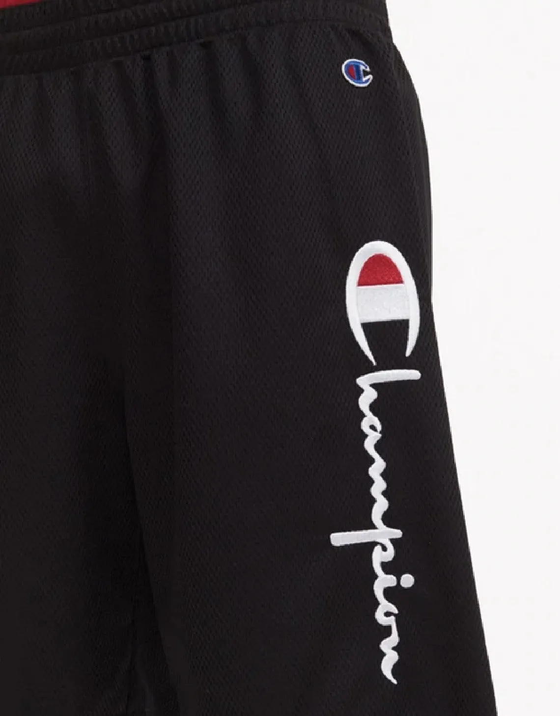 CHAMPION EUROPE BASKETBALL MESH SCRIPT LOGO SHORTS BLACK