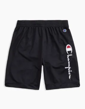 CHAMPION EUROPE BASKETBALL MESH SCRIPT LOGO SHORTS BLACK