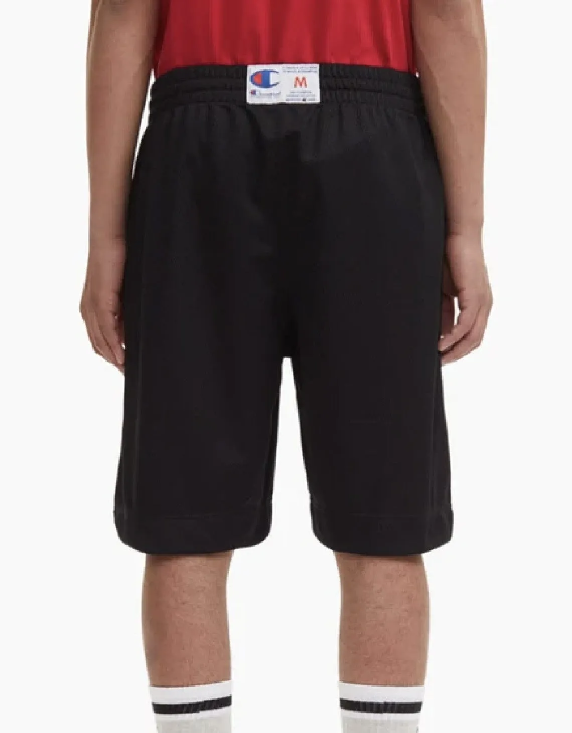 CHAMPION EUROPE BASKETBALL MESH SCRIPT LOGO SHORTS BLACK