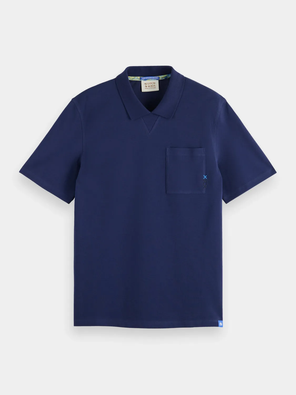 Chest pocket polo