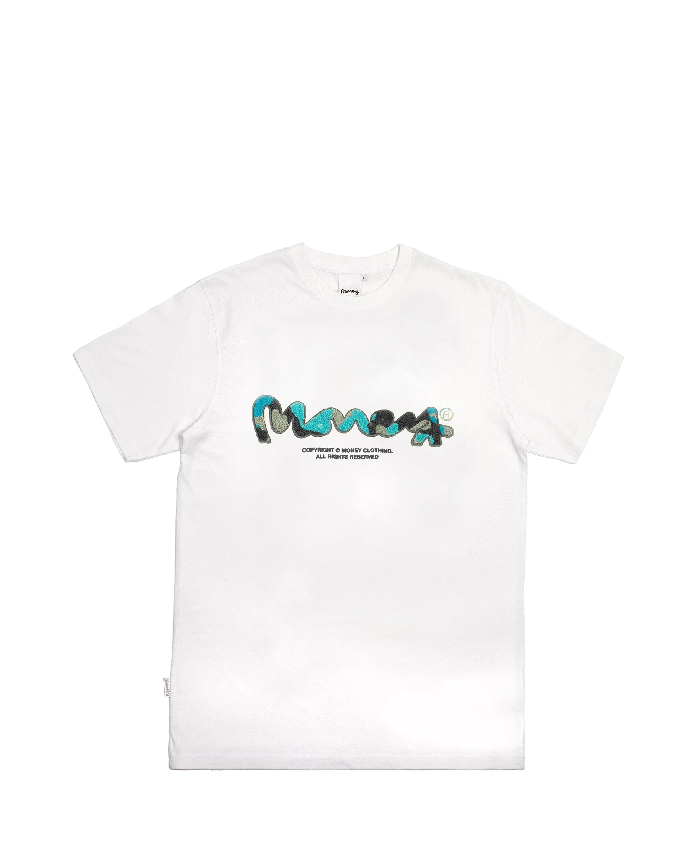 CHOP SIG APE CAMO TEE - WHITE