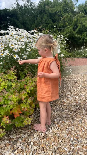 Cinnamon Back Buttoned Dress