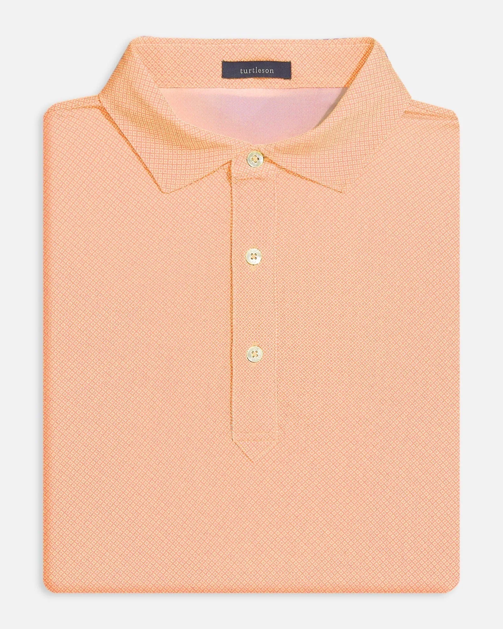 Clarence Mini Diamond Jacquard Performance Polo - Closeout