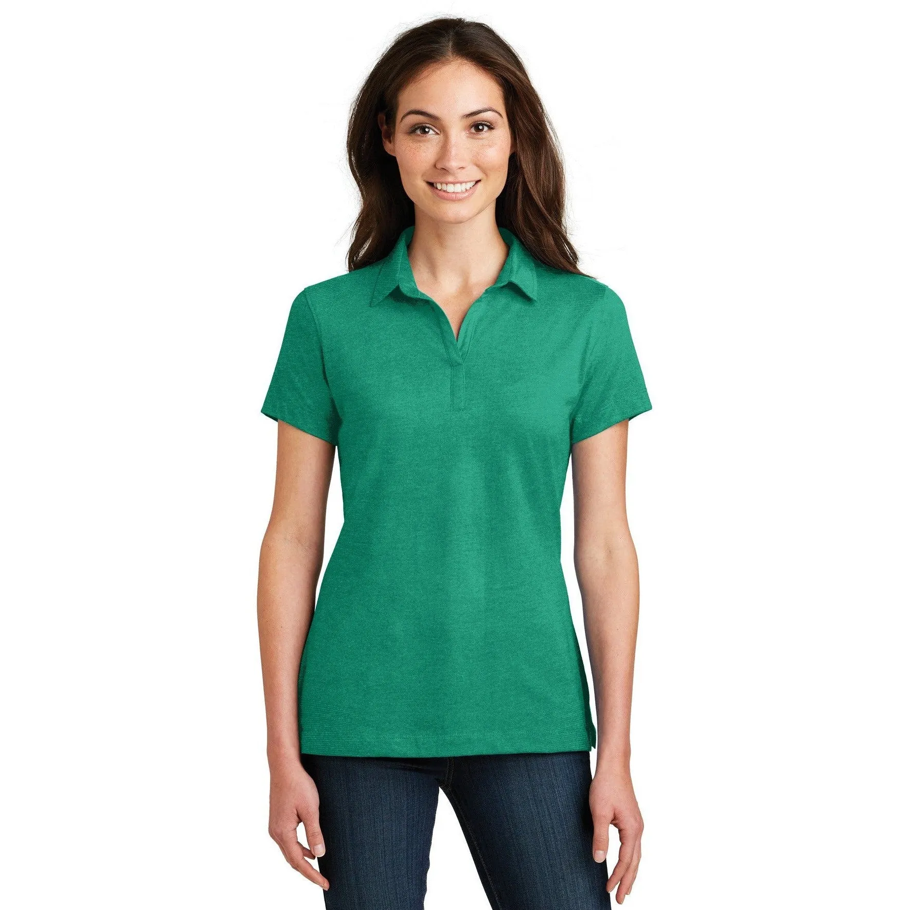 CLOSEOUT - Port Authority Ladies Meridian Cotton Blend Polo