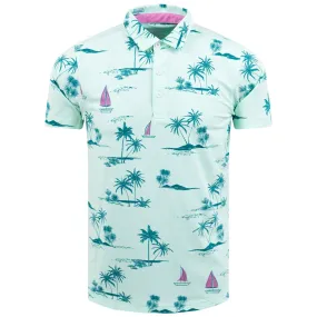 Cloudspun Low Tide Polo Minty Burst/Green Lagoon - SS23