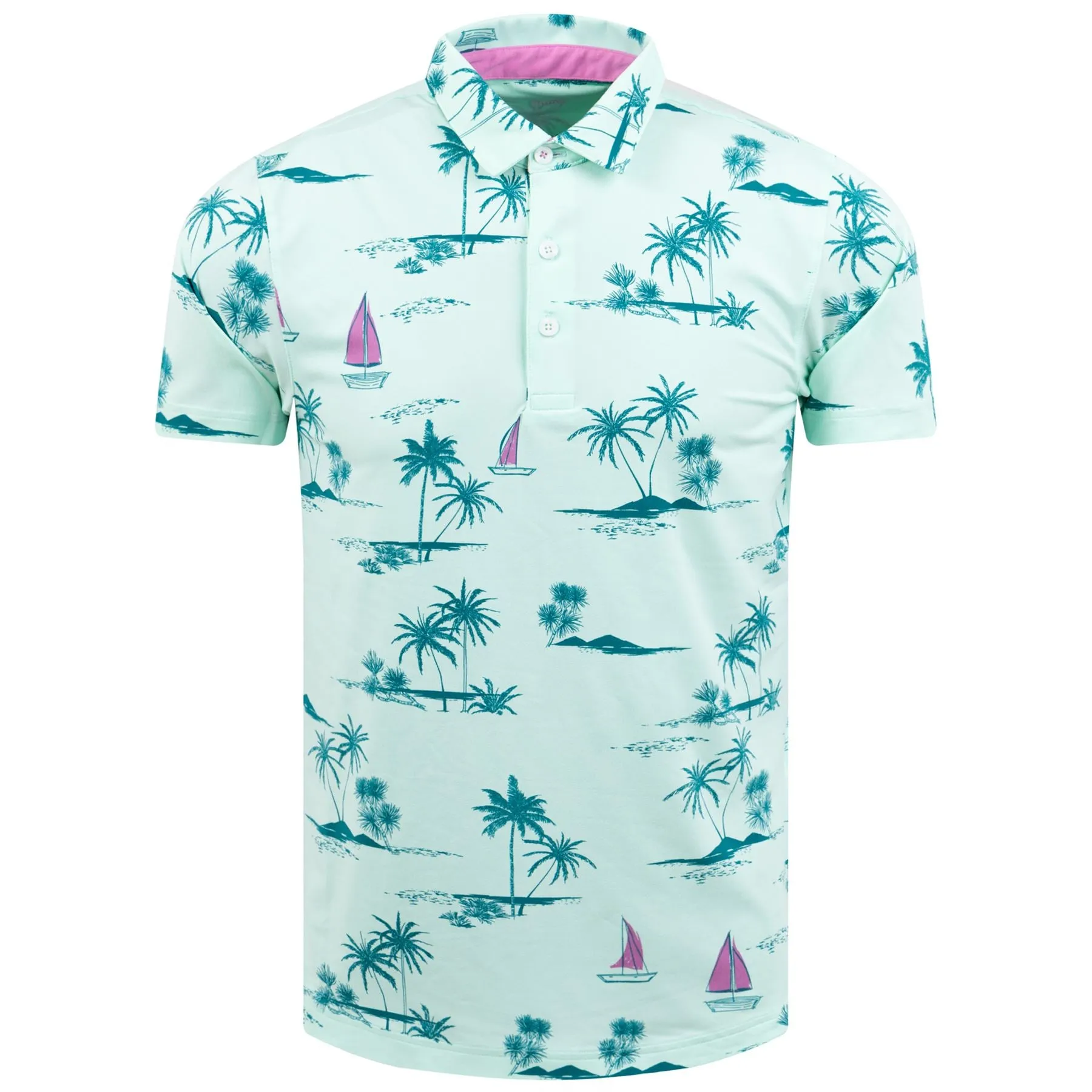 Cloudspun Low Tide Polo Minty Burst/Green Lagoon - SS23