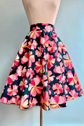 Colorful Pinwheel Circle Skirt by Heart of Haute