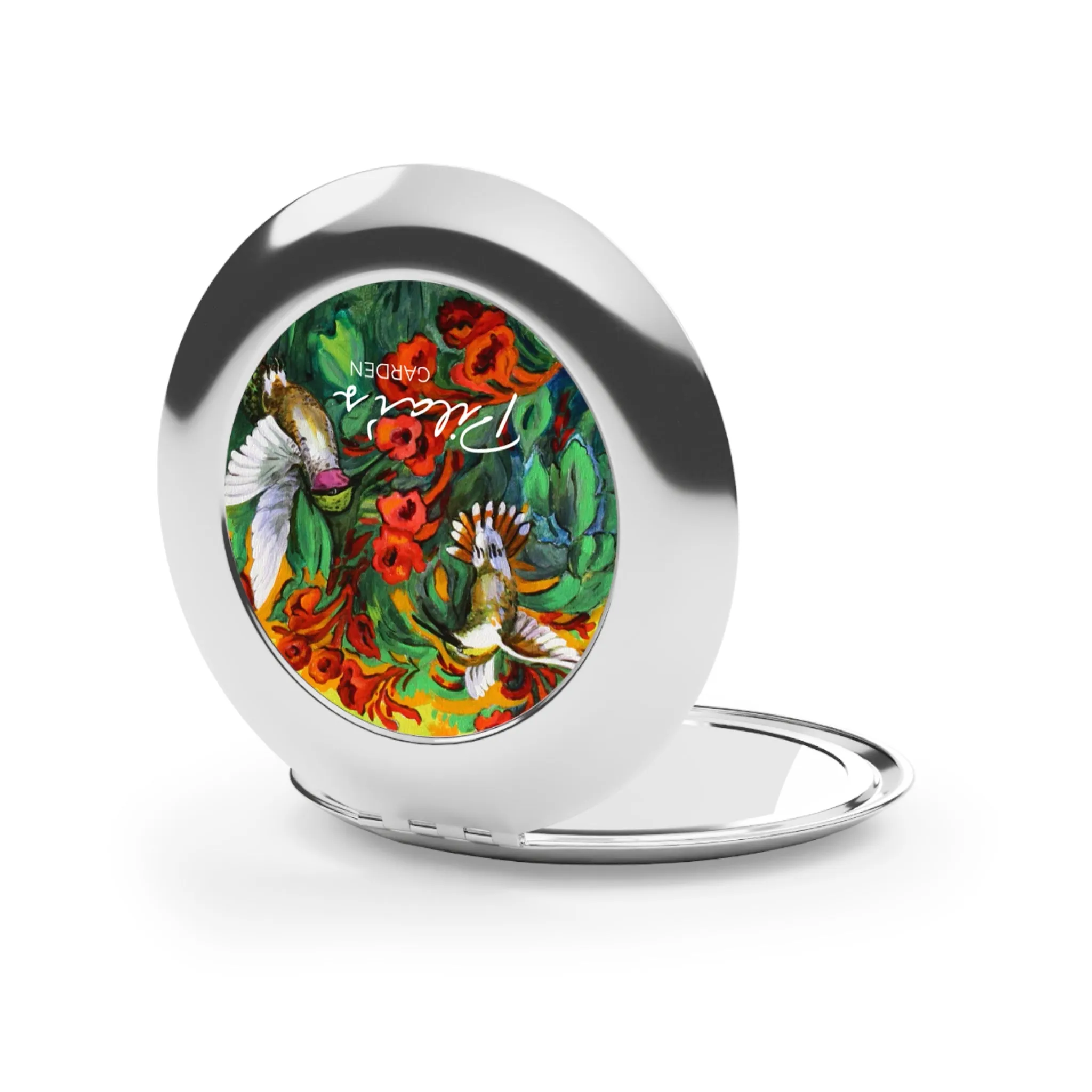 Compact Travel Mirror - Hummingbirds