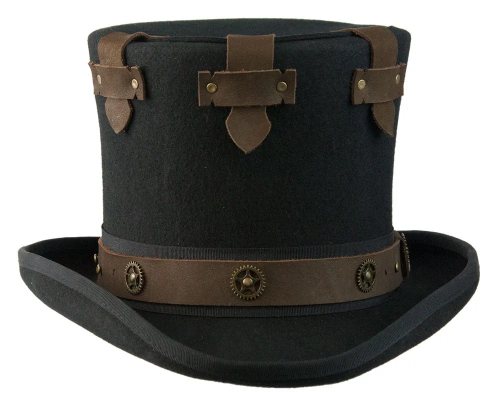 Conner - Steampunk "Boss" Top Hat