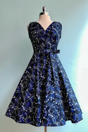 Constellations Glow in the Dark Marie Dress by Heart of Haute