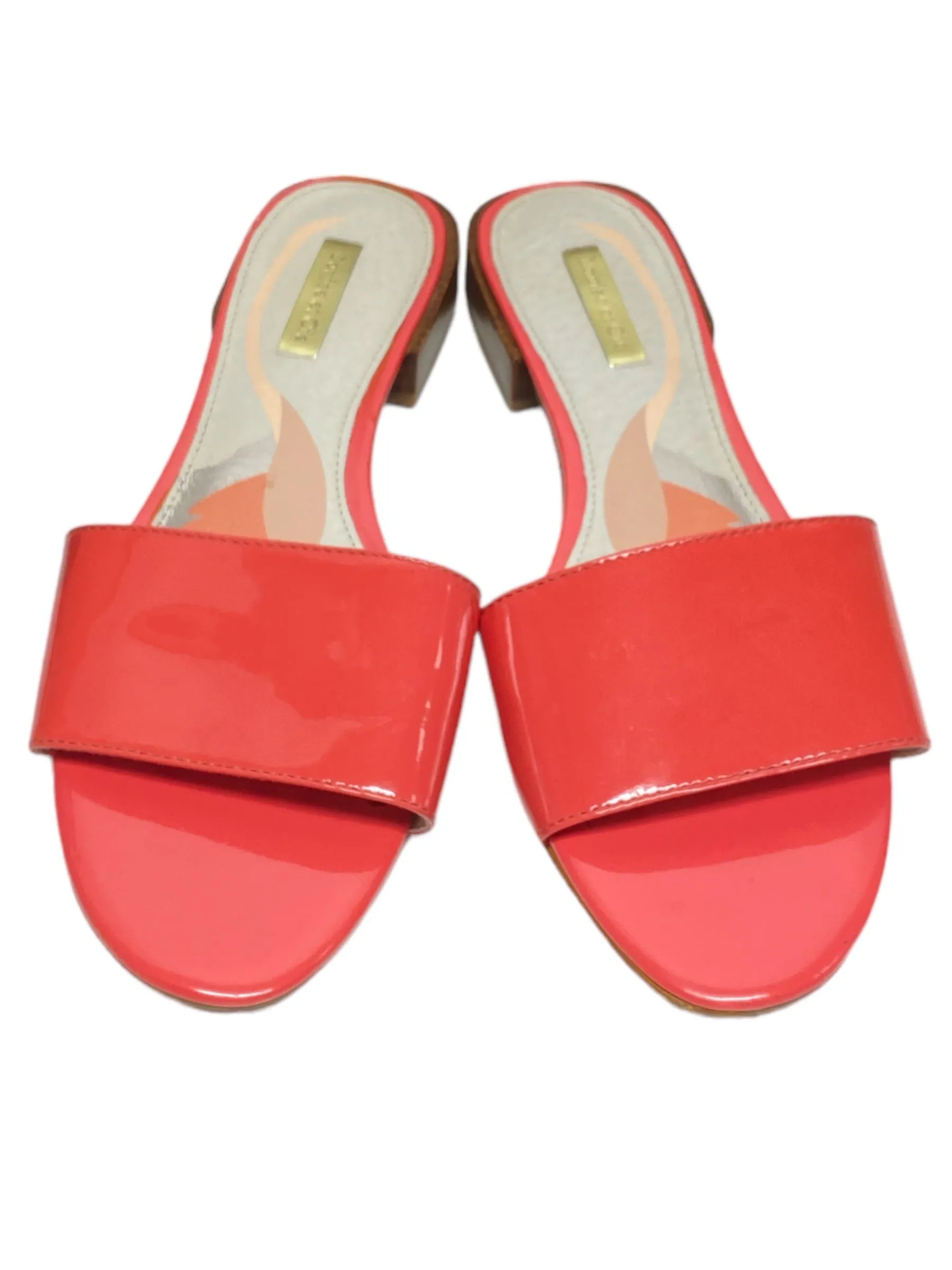 Coral Sandals Flats Louise Et Cie, Size 9