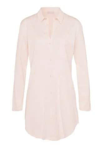 Cotton Deluxe Long Sleeve Short Nightshirt