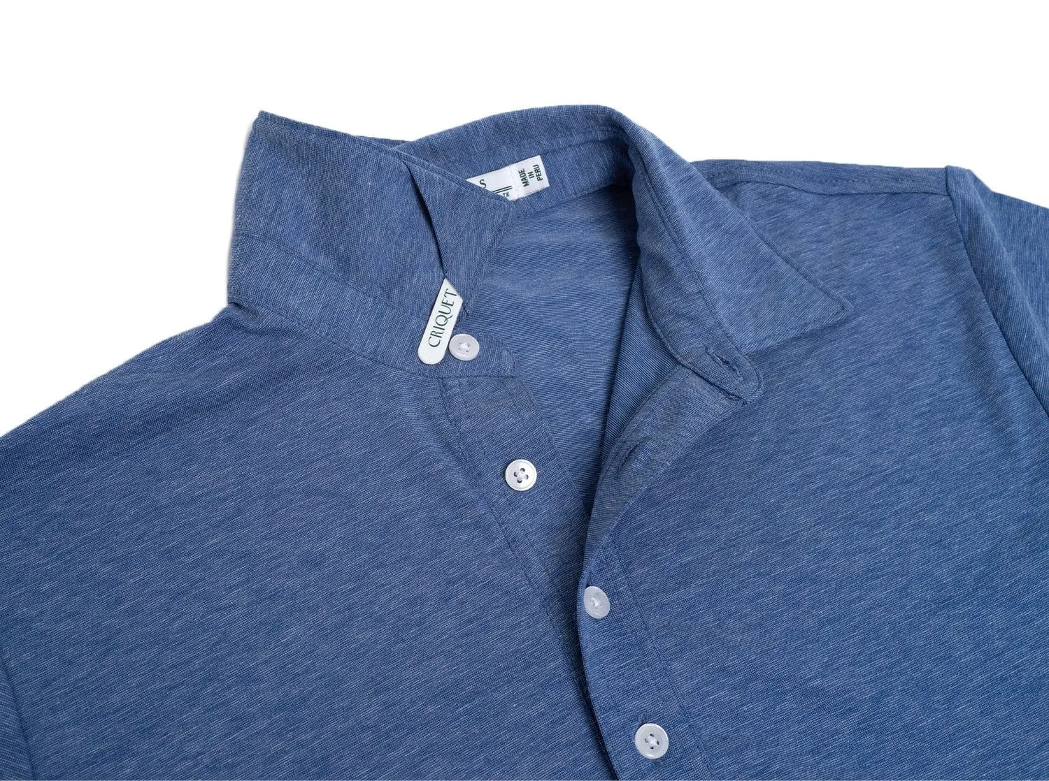 Criquet Performance Range Polo - Denim